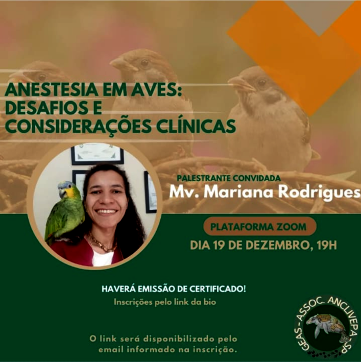 Anestesia em Aves - Anclivepa